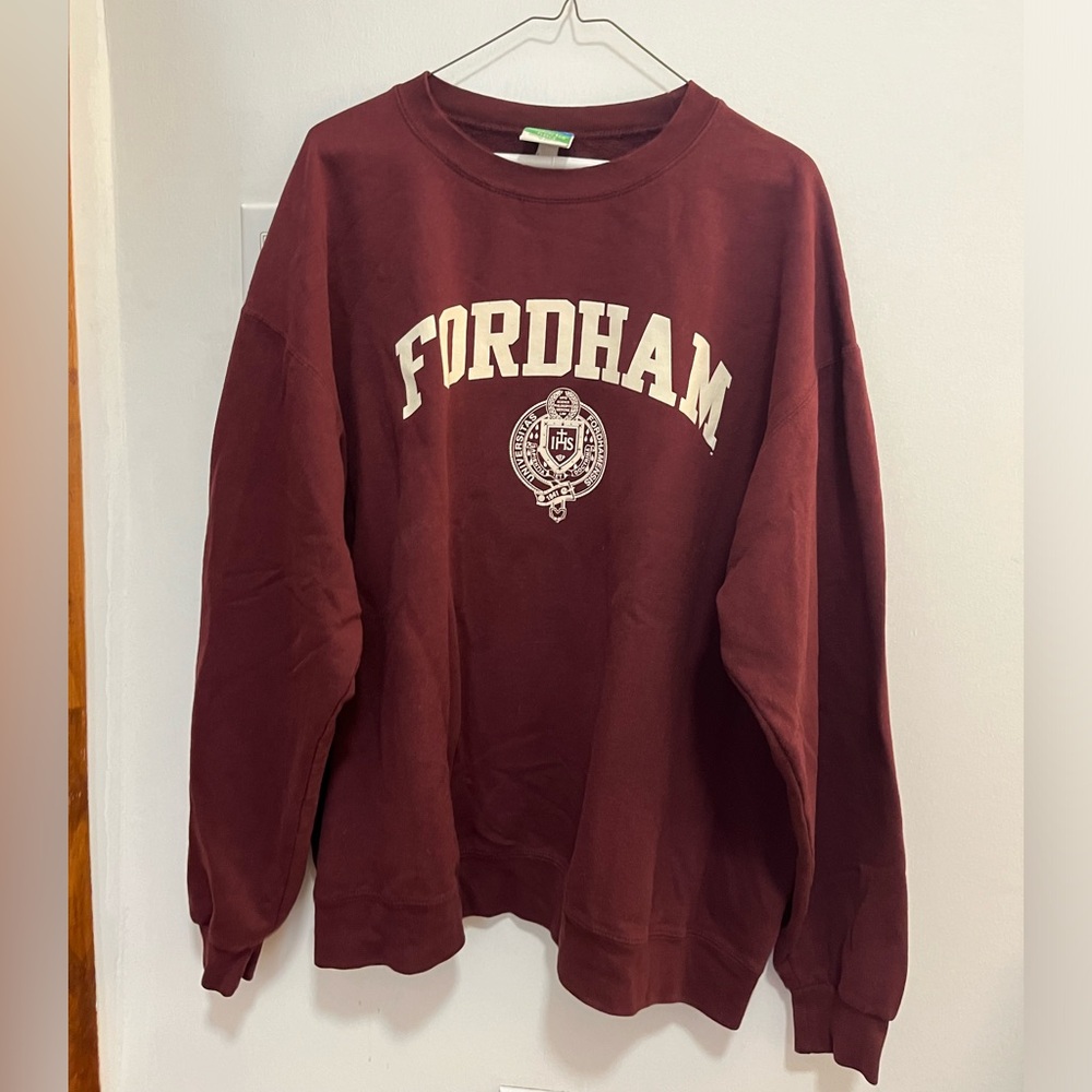 Vintage Oversized Fordham Sweatshirt - Champion - Size XXL